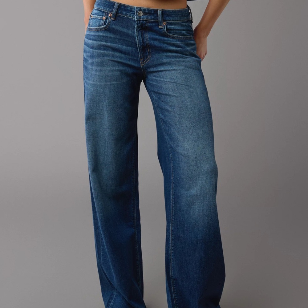 American Eagle Outfitters Dark Blue Flare Jeans